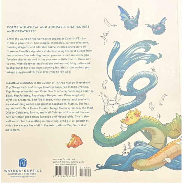 Best of Pop Manga Coloring Book (Bog)