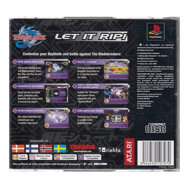 Beyblade - Let it rip! (Spil)