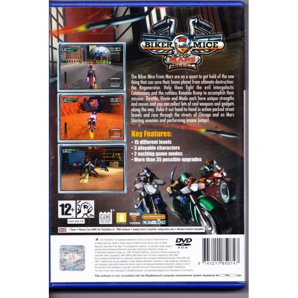 Biker Mice from Mars (Spil)