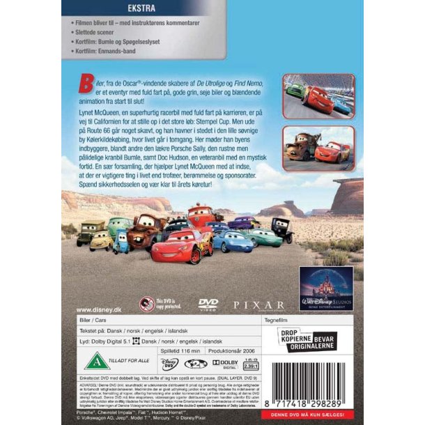 Biler - Disney Pixar nr. 7 (DVD)