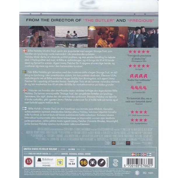 The United States VS. Billie Holiday (Blu-ray)