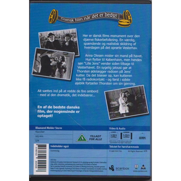 Blaavand melder storm (DVD)