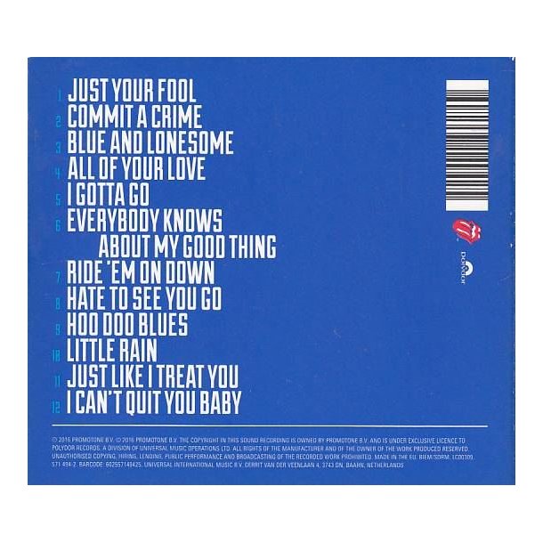  Blue & Lonesome (CD)