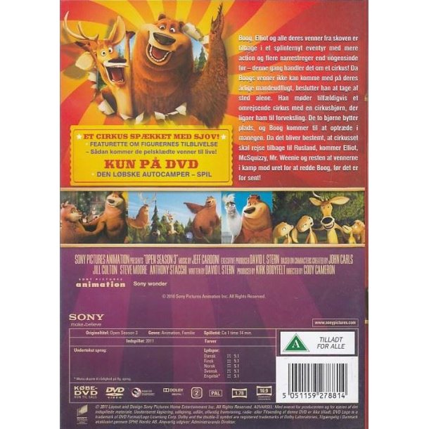 Boog & Eiliot 3 - Cirkus venner (DVD)