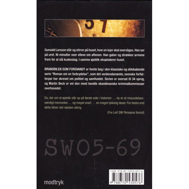 Brandbilen som forsvandt (Bog)