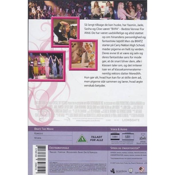 Bratz the movie (DVD)