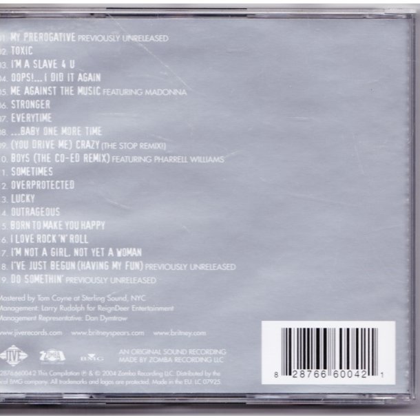 Greateste hits - My prerogative (CD)