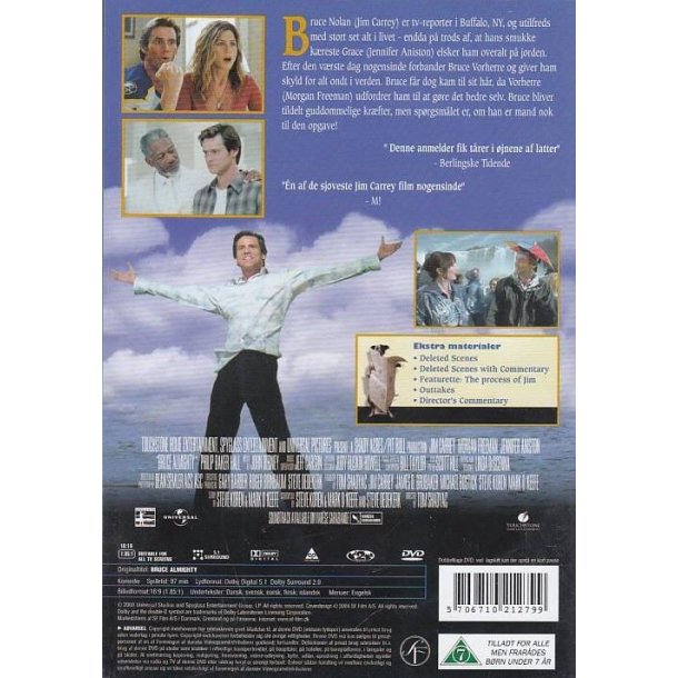 Bruce den alm�gtige (DVD)