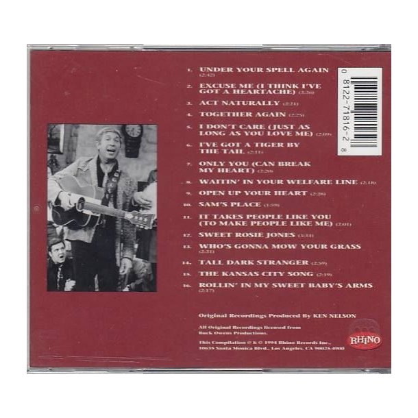 The Very Best Of Buck Owens  (CD)