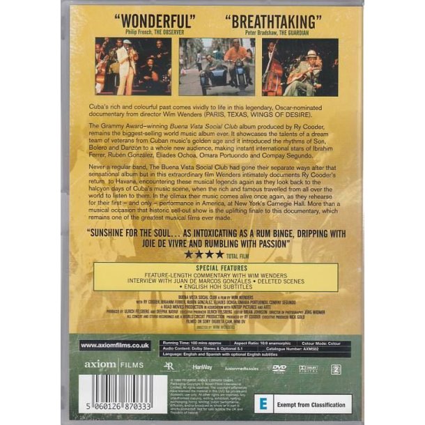 Buena vista social club (DVD)