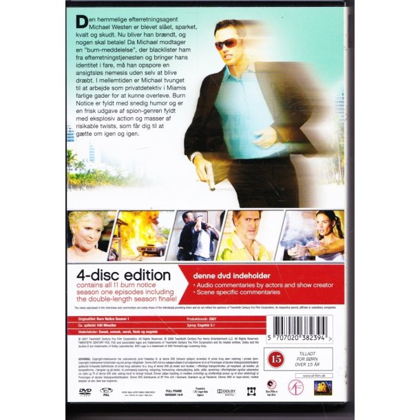 Burn notice - S�son 1 (DVD)
