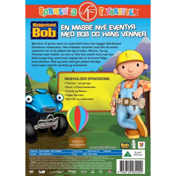 Byggemand Bob - Super sprinter (DVD)