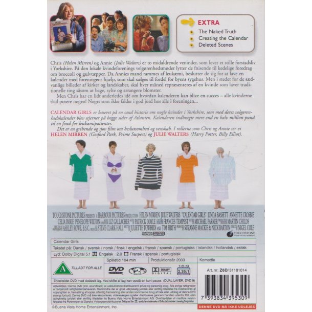 Calendar girls (DVD)
