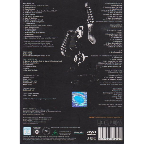 We're going to Hollnood for this Live Perversion (DVD)