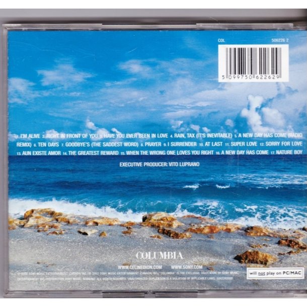 A new day has come (CD)