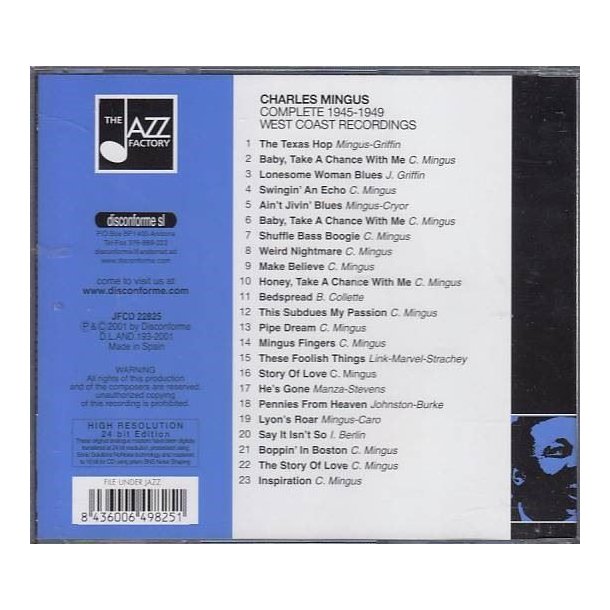  Complete 1945-1949 West Coast Recordings (CD)