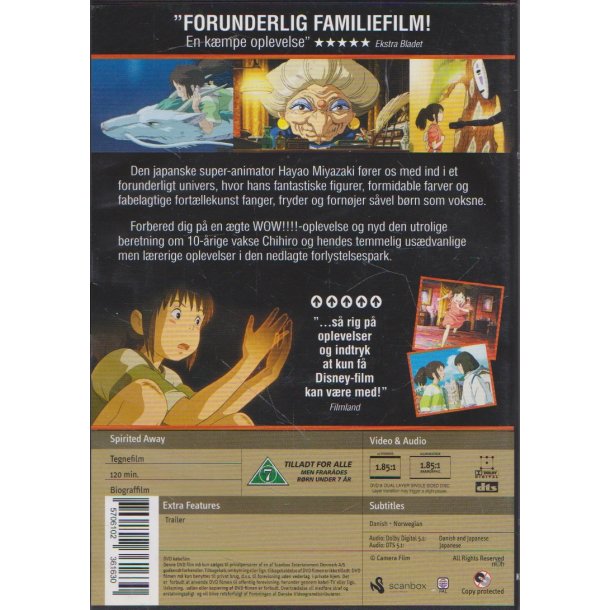 Chihiro og heksene (DVD)