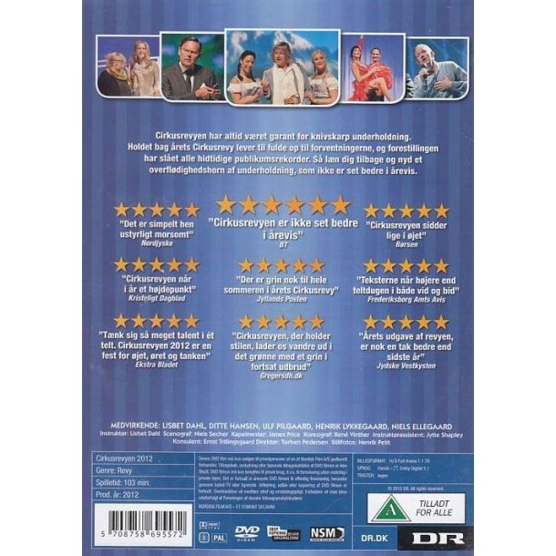 Cirkusrevyen 2012 (DVD)