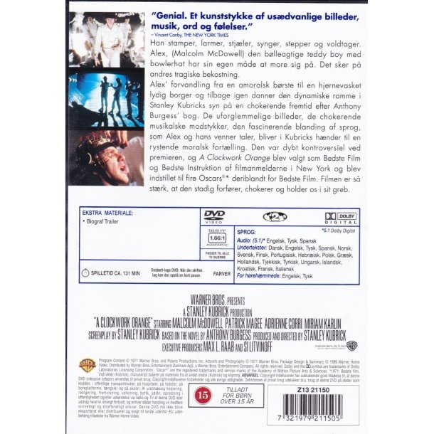 A Clockwork Orange (DVD)