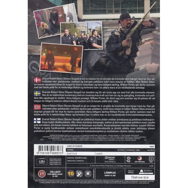 Code of Honor (DVD)