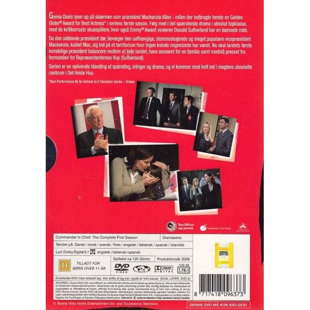 Commander in Chief - S�son 1 (DVD)