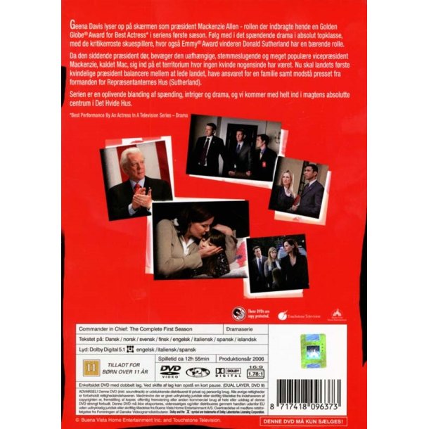 Commander in Chief - S�son 1 (DVD)