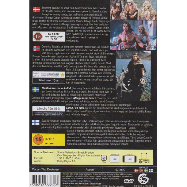 Conan - The Destroyer (DVD)
