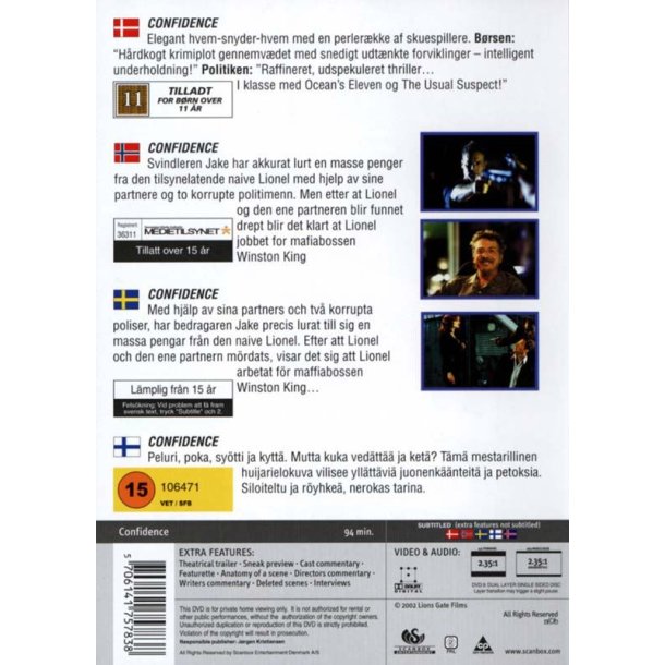 Confidence (DVD)
