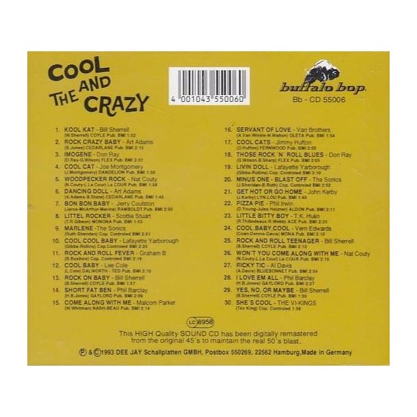 Cool and The Crazy (CD)