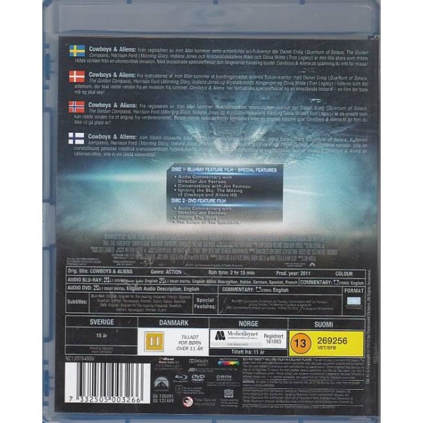 Cowboys &amp; Aliens (Blu-ray + DVD)