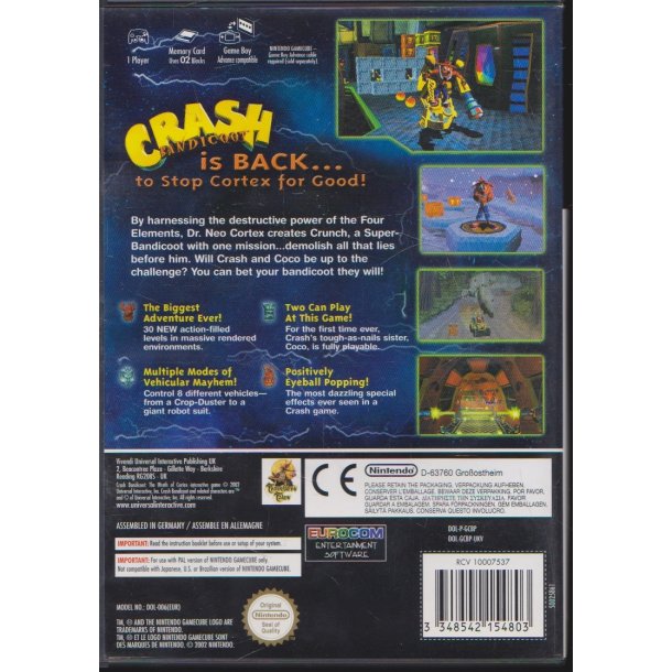 Crash Bandicoot - The Wrath of cortex (Spil)