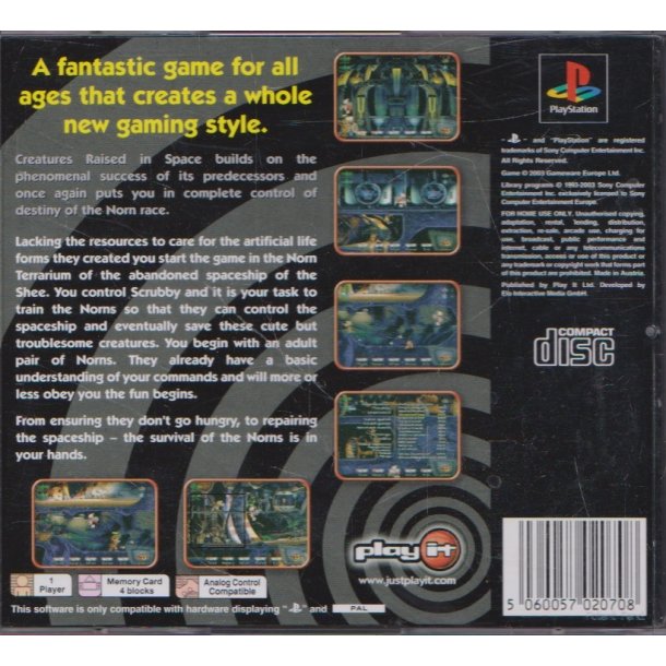 Creatures raised in space (Spil)