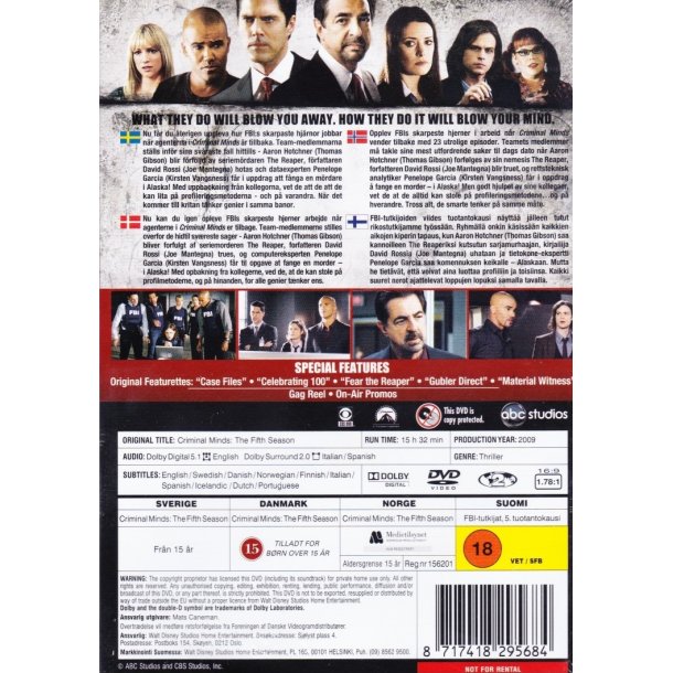 Criminal Minds - S�son 5 (DVD)