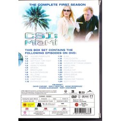 CSI Miami - S�son 1 (DVD)