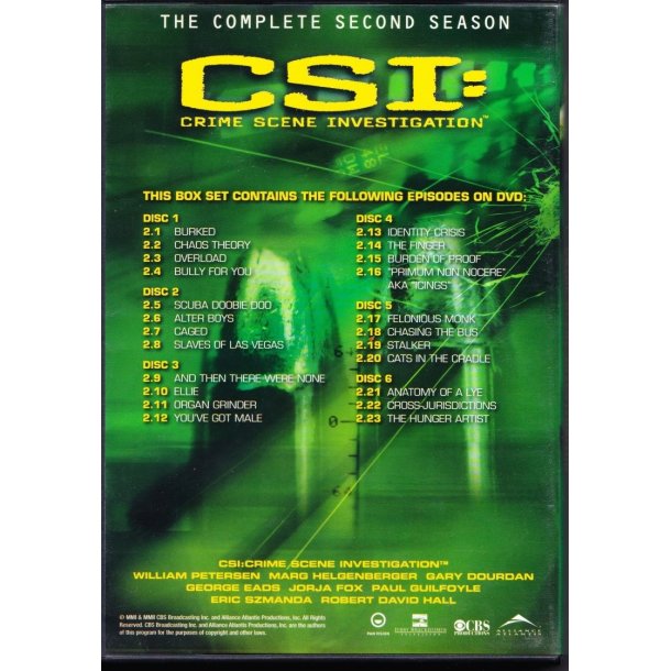 CSI - S�son 2 (DVD)