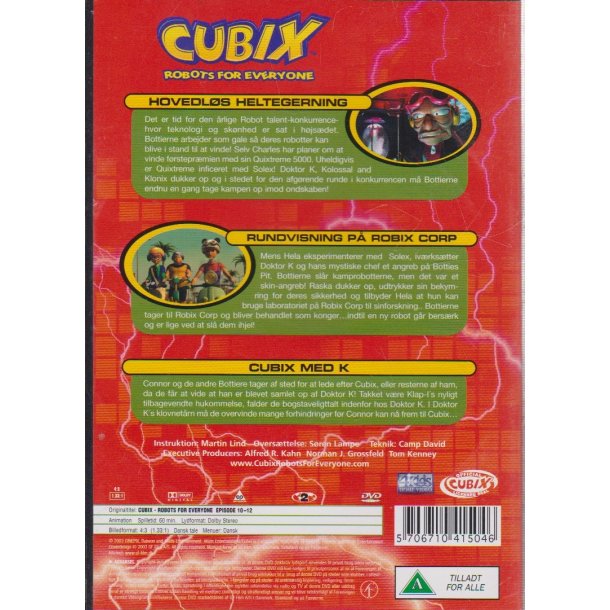 Cubix - Hovedl�se heltegerning: Afsnit 10-12 (DVD)