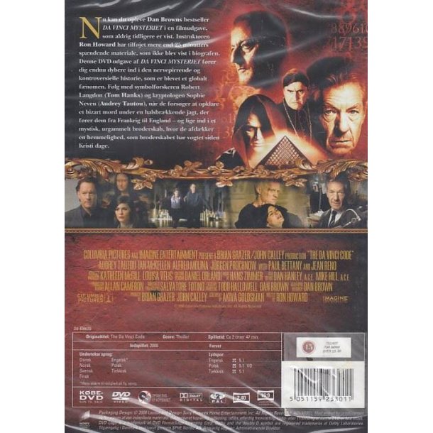 Da Vinci mysteriet (DVD)