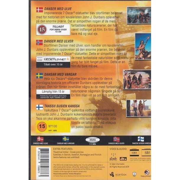 Dances with wolves (DVD)