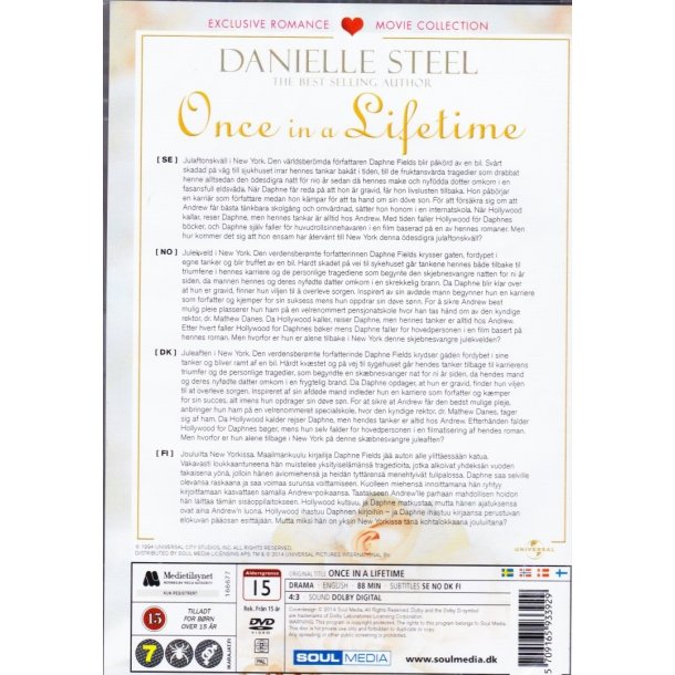 Danielle Steel - Once in a lifetime (DVD)