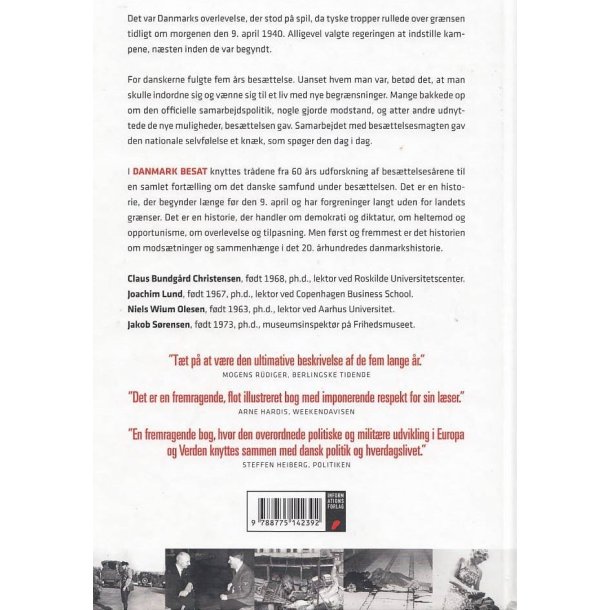 Danmark besat - Krig og hverdag 1940-45 (Bog)