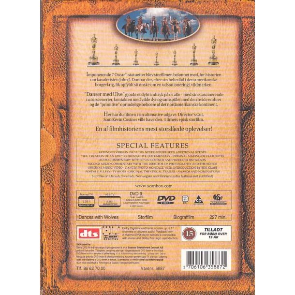 Danser med ulve (DVD)
