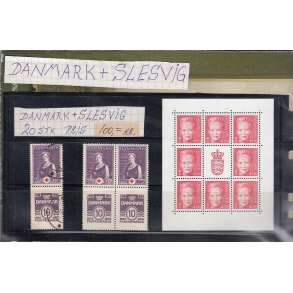 Danmark + Slesvig Frim�rker