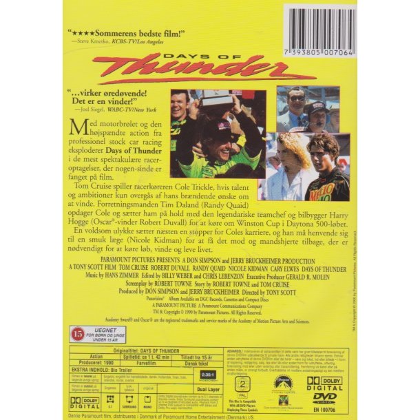 Days of Thunder (DVD)