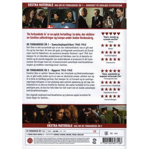 De forbandede �r 1 og 2 (DVD)