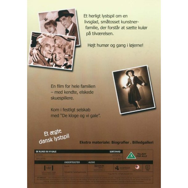 De kloge og vi gale (DVD)