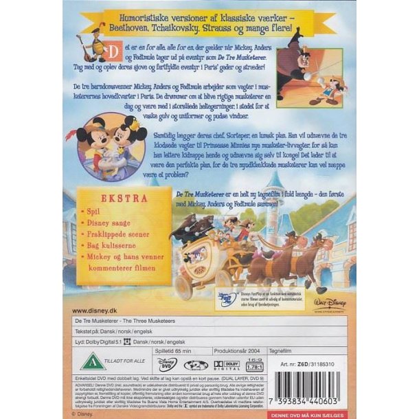 De tre Musketerer (DVD)