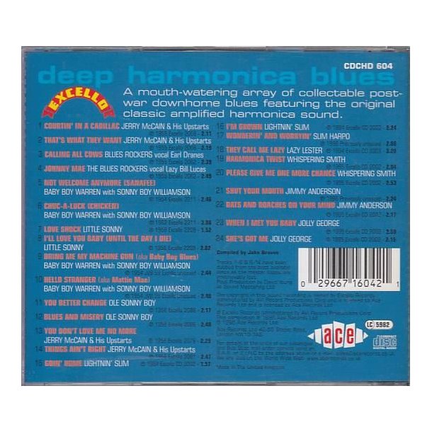 Deep Harmonica Blues (CD)