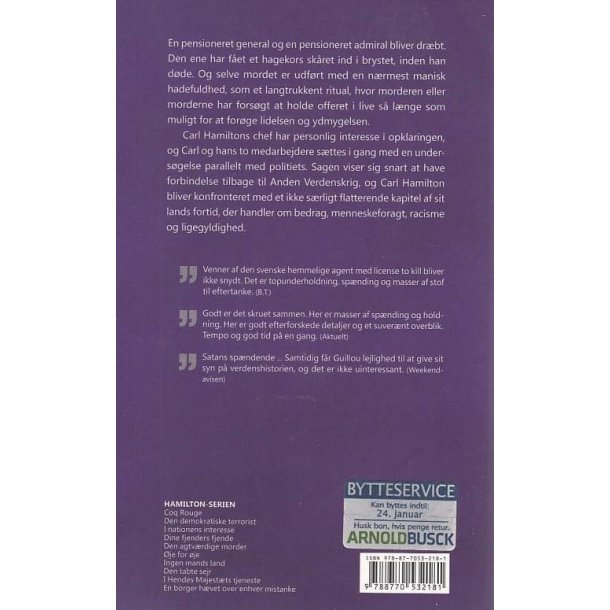 Den agtv�rdige morder (Bog)