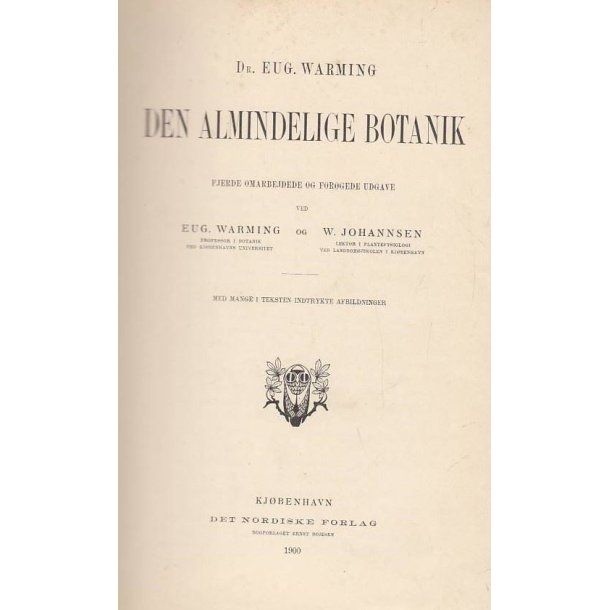 Den almindelige botanik (Bog)