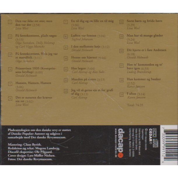 Den danske Revy 1930-1940 Vol. 4 (CD)